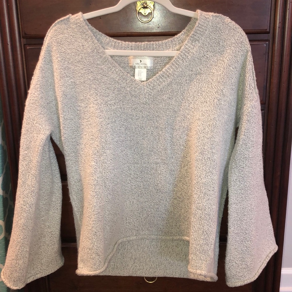 Beautiful Grey and White Sweater